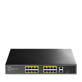Cudy FS1018PS1 commutateur réseau Fast Ethernet (10 100) Connexion Ethernet, supportant l'alimentation via ce port (PoE) Gris