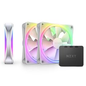 NZXT F120 RGB DUO Triple Pack Boitier PC Ventilateur 12 cm Blanc 3 pièce(s)