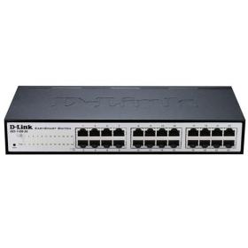 D-Link DGS-1100-24V2 Géré L2 Gigabit Ethernet (10 100 1000) 1U Noir, Gris