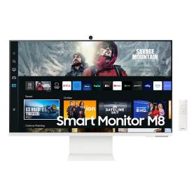 Samsung Smart Monitor M8 LS32CM801UU écran plat de PC 81,3 cm (32") 3840 x 2160 pixels 4K Ultra HD LCD Blanc