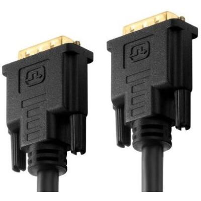 PureLink DVI-D M-M 7.5m DVI cable Black