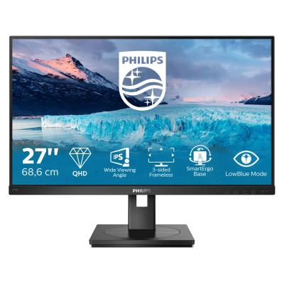 Philips S Line 275S1AE 00 LED display 68,6 cm (27") 2560 x 1440 Pixel 2K Ultra HD LCD Schwarz