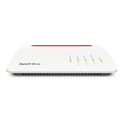 FRITZ!Box 7590 routeur sans fil Gigabit Ethernet Bi-bande (2,4 GHz   5 GHz) Gris, Rouge, Blanc