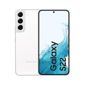 Samsung Galaxy S22 SM-S901B 15,5 cm (6.1") SIM doble Android 12 5G USB Tipo C 8 GB 128 GB 3700 mAh Blanco