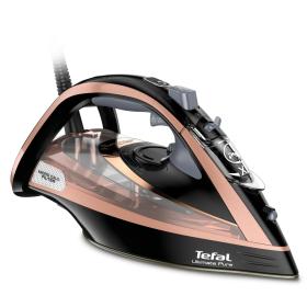 Tefal Ultimate Pure FV9845 Dry & Steam iron Durilium Autoclean soleplate 3100 W Black, Copper