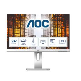 AOC P1 X24P1 GR computer monitor 61 cm (24") 1920 x 1200 pixels WUXGA LED Grey
