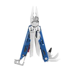 Leatherman Signal Multi-Tool-Zange Taschengröße 19 Werkzeug Blau