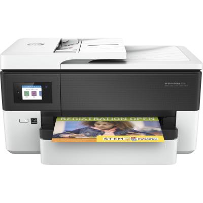 HP OfficeJet Pro 7720 Wide Format All-in-One Printer, Color, Printer for Small office, Print, copy, scan, fax, 35-sheet ADF