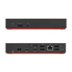 Origin Storage 40AF0135EU laptop dock port replicator Docking USB 3.2 Gen 1 (3.1 Gen 1) Type-A + Type-C Charcoal, Red