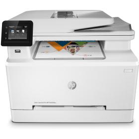 HP Color LaserJet Pro MFP M283fdw, Print, Copy, Scan, Fax, Front-facing USB printing Scan to email Two-sided printing 50-sheet